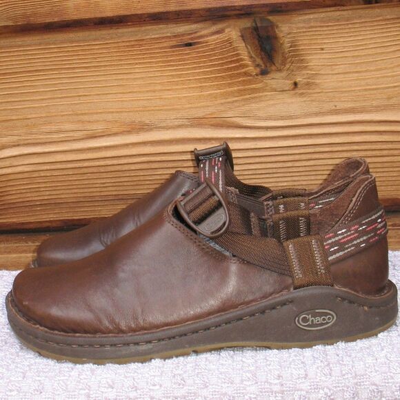 Chaco Pedshed Brown Leather Shoes - Picture 1 of 10